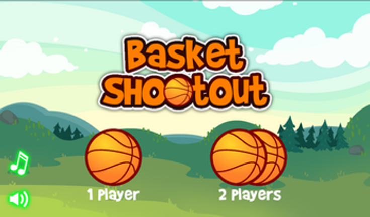 2 Players Basket Shootout screenshot