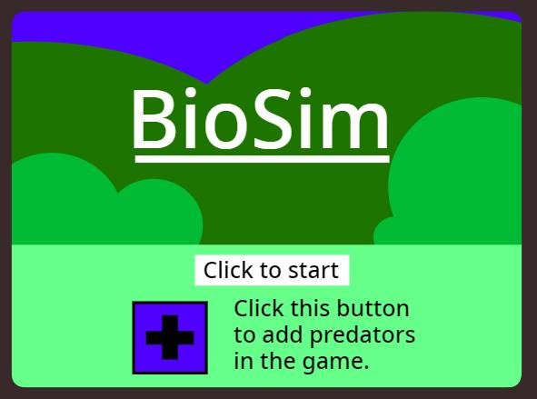 Games like BioSim