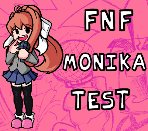 FNF Monika (Doki Doki Takeover) Test Game Cover