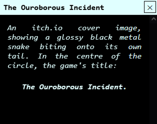 The Ouroborous Incident Game Cover