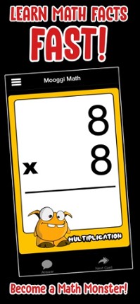 Mooggi Math Flash Cards Image