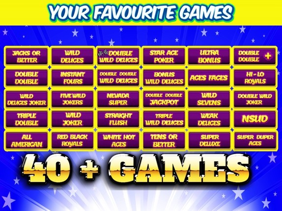 Multi Hand Video Poker &amp; Bingo screenshot