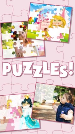 Princess Slide Magic Puzzle & Photos - Princesses Sliding Block Jigsaw Game screenshot