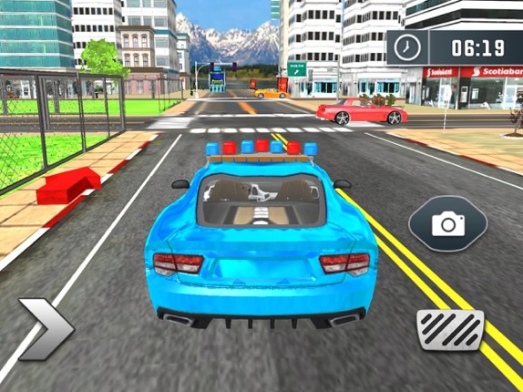 US Police Car Transporter Image