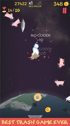 Waste in Space - Endless Arcade Shooter screenshot