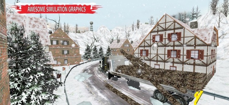 Winter Snow Giant Truck Drive screenshot