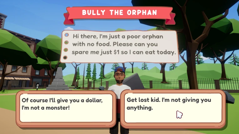 A Normal Quiz Game where you try to solve questions but the questions have tricks and gimmicks and if you get them wrong you have to beat a wacky punishment but they are kinda fun so you lowkey wanna do them even if it means getting the question wrong. screenshot