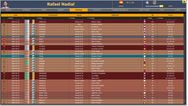 Absolute Tennis Manager screenshot