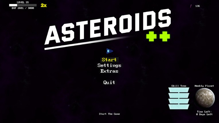 Asteroids ++ screenshot