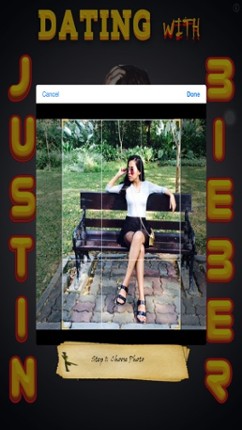 Aª Dating Justin Bieber edition free- photobooth with crowdstar for woman's day screenshot