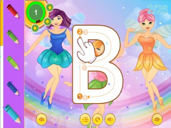 Fairy tale and ABC Alphabet tracing for kid screenshot