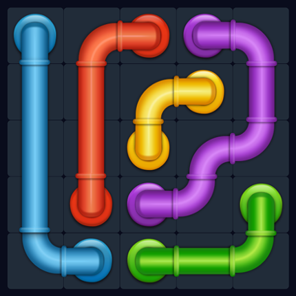 Line Puzzle: Pipe Art Image