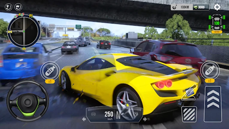 Driving Car Crash: Open World Image