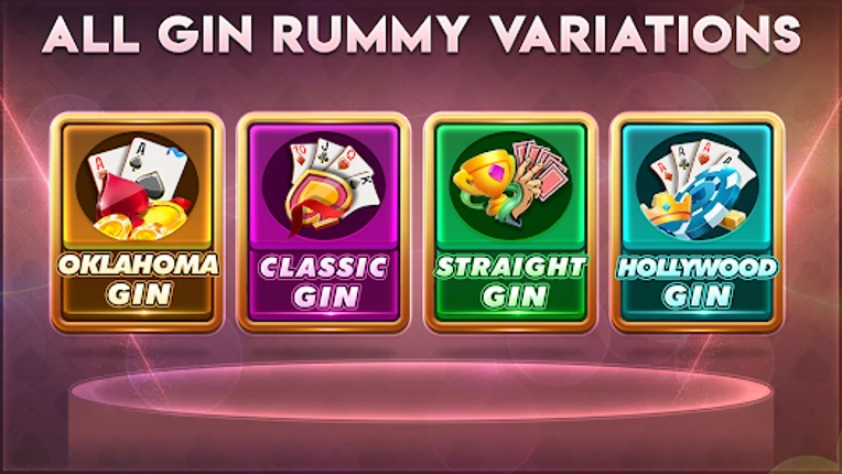 Gin Rummy Offline Classic Game screenshot