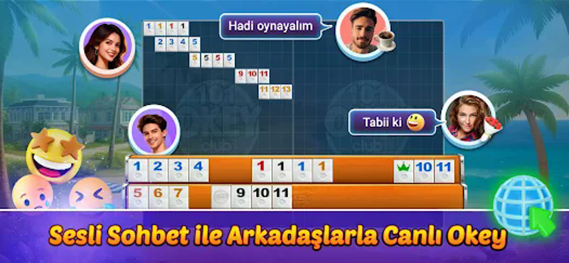 Okey Canlı - 101 Okey Club screenshot