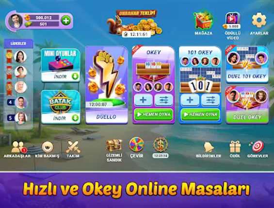 Okey Canlı - 101 Okey Club screenshot