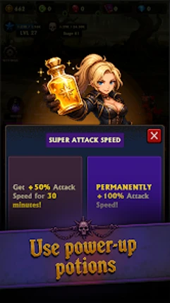 Idle Vampire Hunter: Merge RPG screenshot