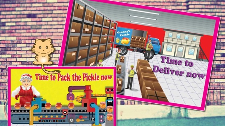 Granny's Pickle Factory Simulator - Learn how to make flavored fruit pickles with granny in factory Image