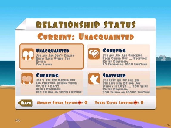 Kiss and Cheat: Kissing Game screenshot