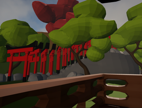 Miharu and the Fox spirit shrine Image