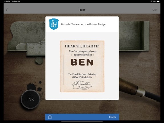 NPS Independence Junior Ranger screenshot