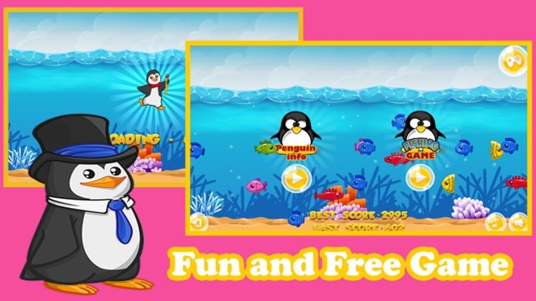 Penguin Fishing Game Free for Kids screenshot