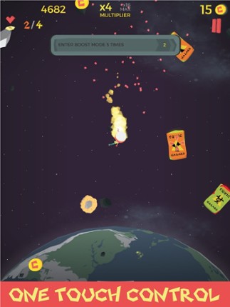 Waste in Space - Endless Arcade Shooter screenshot