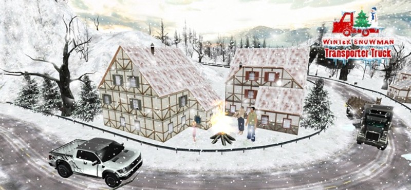 Winter Snow Giant Truck Drive Image