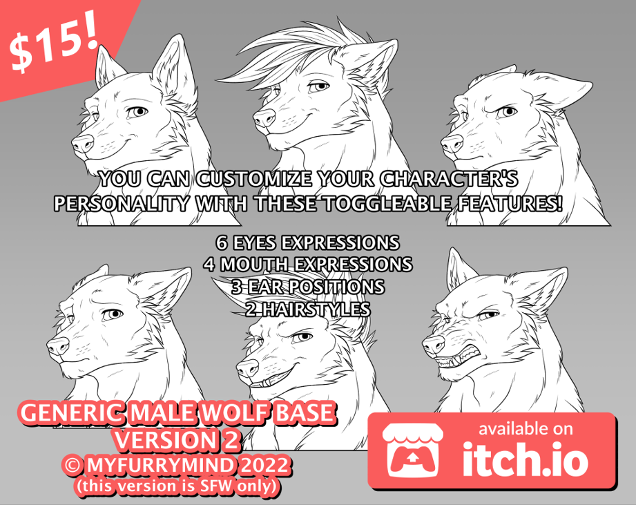 Games like [OLD] Base - Generic Male Wolf Version 2 (SFW)