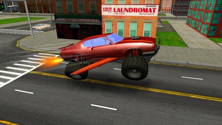 Flying Monster Truck Drive – 3D Lorry Simulator screenshot