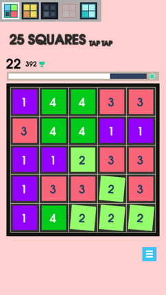 25 Squares - Tap Tap Image