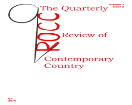 The Quarterly Review of Contemporary Country Volume 1 Issue 2 Image