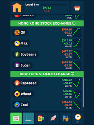Stock Exchange Game Simulator screenshot