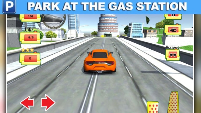 Gas Station Car Driving screenshot