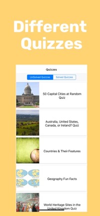 Geography Games &amp; Quizzes screenshot