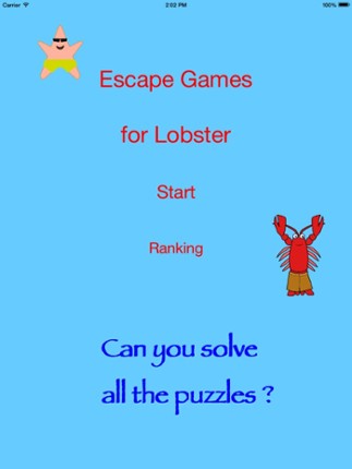 Mr. Lobster's Escape Games screenshot