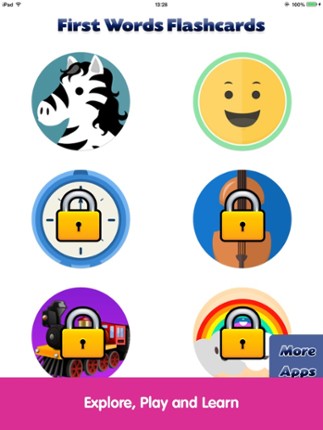 My First Flashcards Lite - Watch and Play Flashcards for Toddlers and Kids screenshot