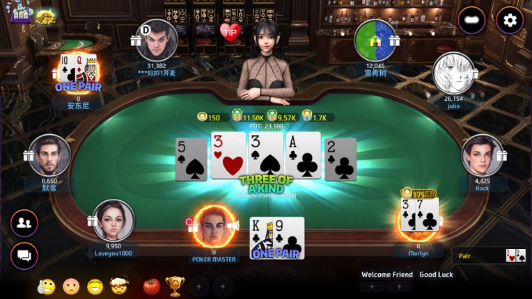 Poker Master - Texas Hold'em, Roulette, Blackjack, Baccarat, Omaha, Slots, Teen Patti screenshot