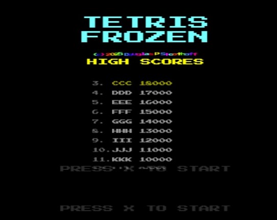 Xuberance Of Frozen Tetris Image