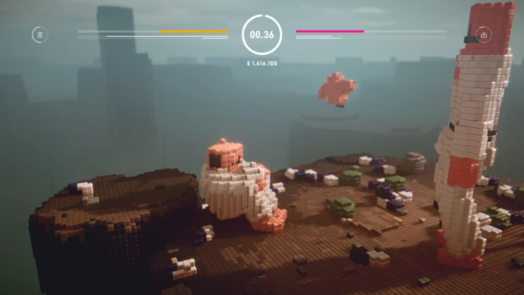 CHU!! KARATE URANAI VOXEL screenshot