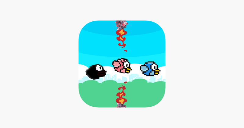 Flappy 3 Players Colorful Image