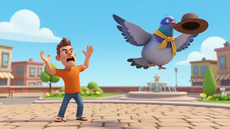 Bad Pigeon Prankster Bird Game screenshot