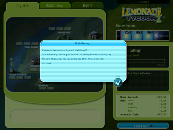 Lemonade Tycoon 2: New York Edition screenshot