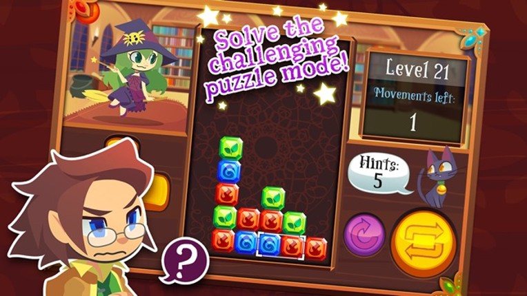 Magic Match - Matching Puzzle Game with Mage Characters screenshot