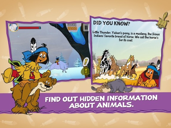 Yakari Wild Ride - Looking for Rainbow - Discovery screenshot