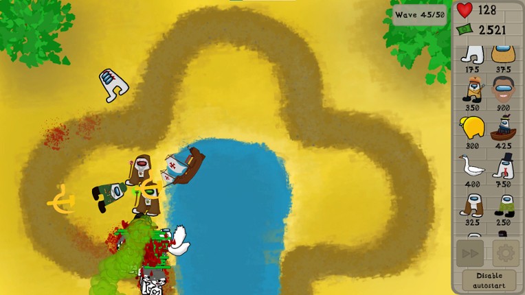 Amogus TD 2 - Defense of the Sus screenshot