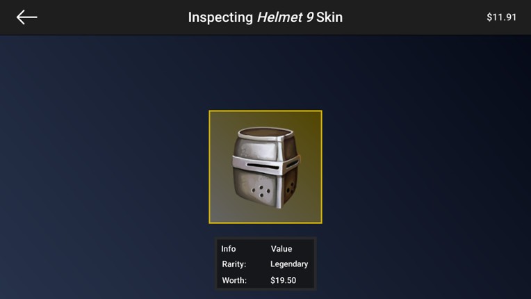 Case Simulator Weapons and Armors screenshot