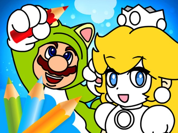 Cheerful Plumber Coloring Image