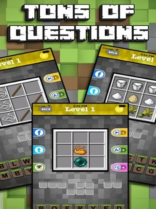 Crafting Quiz - Trivia Craft Recipes for Minecraft screenshot