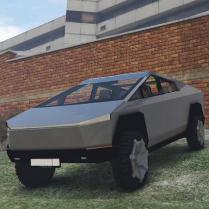 Cybertruck: Electric SUV Rider Image